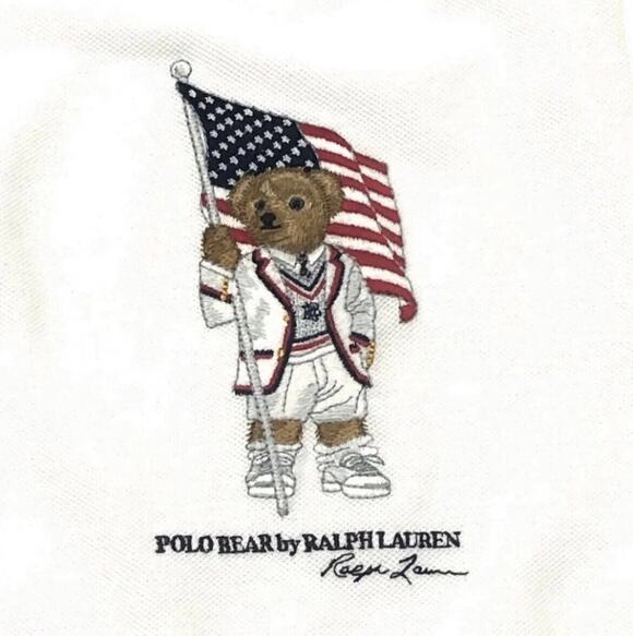 Polo Ralph Lauren Other - Polo Ralph Lauren Polo Bear American Flag Shirt Mens Size L Classic Fit Large